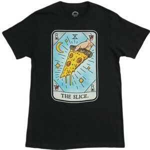 Spiritual Being "The Slice" Tarot Card Black Graphic T-Shirt